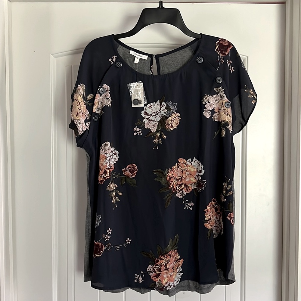 Maurices Plus Size Floral Top - Brand New with Tags
